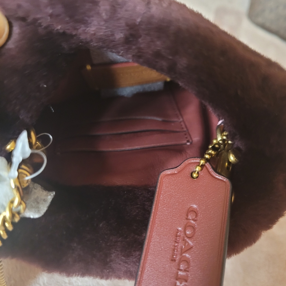 COACH Drawstring Pouch In Shear - Picture 5 of 5